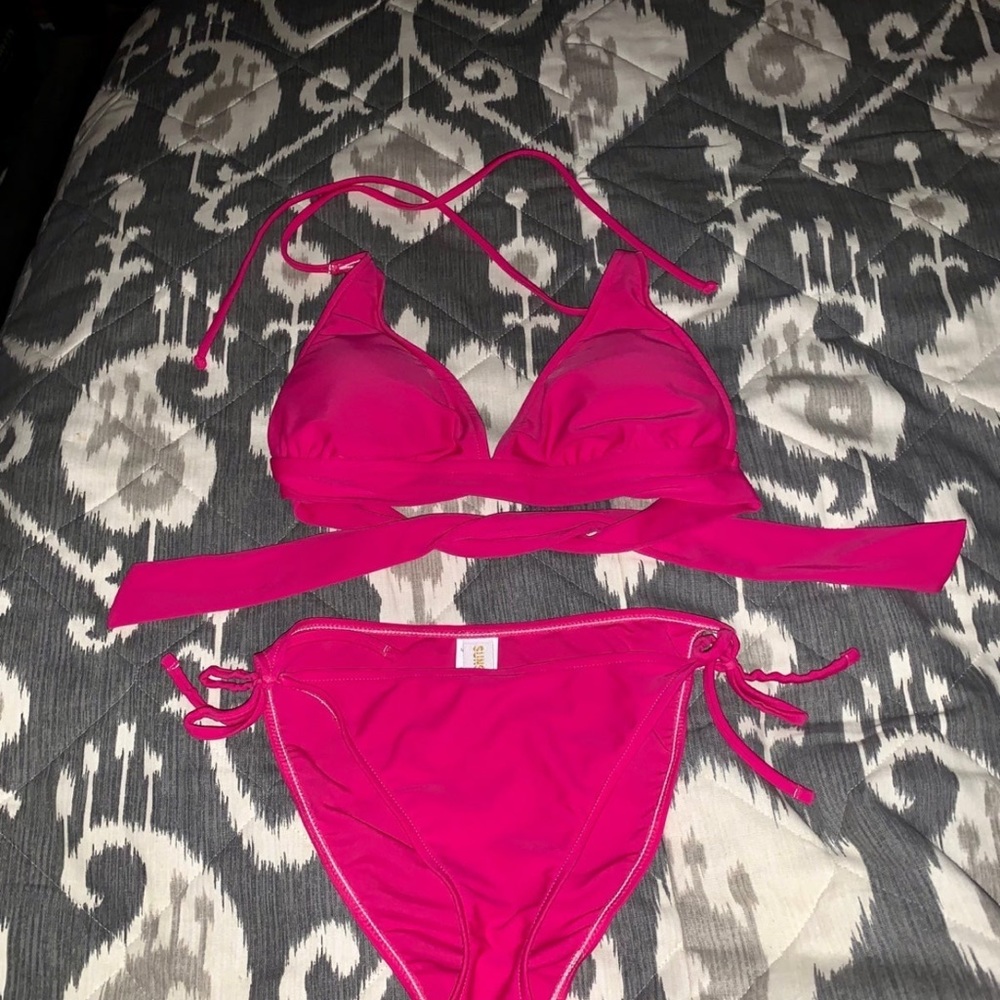 Sunsets separates hot pink swim set S bikini swimwear
